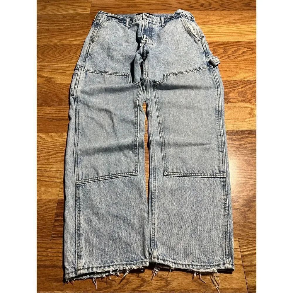 Abercrombie & Fitch Men’s 90s Loose Double Knee Carpenter Jeans 31x30
